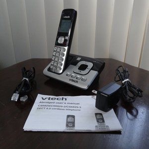 VTech Cordless Phone & Answering Base ~ Expandable ~ CS6829